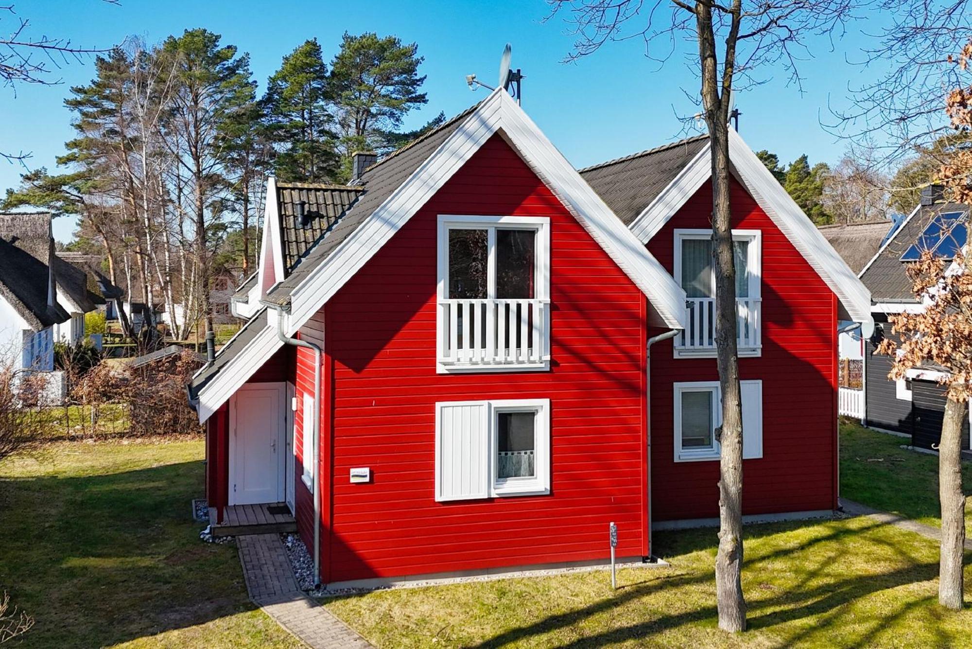 Ferienhaus Wellenlaeufer Haus - Sauna, Terrasse, Garten Glowe Eksteriør bilde